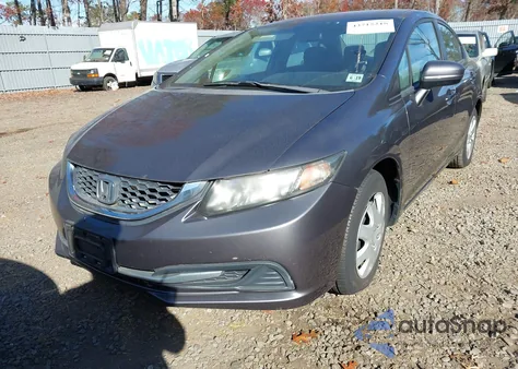 2014 Honda Civic Lx from USA, damaged, VIN 19XFB2F53EE028439